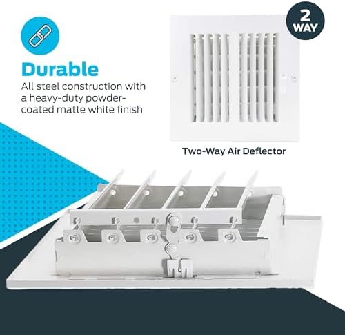 EZ-FLO 6 x 6 Inch Air Vent Cover - Image 5