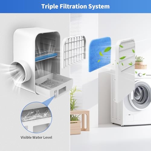 Upgrade 3-in-1 Indoor Dryer Vent Kit, Dryer Vent Box - Image 2
