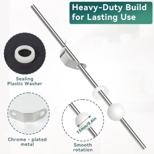 Lavatory Pop Up Center Piece Assembly, Pop-Up Drain Repair Kit, Bathroom Sink - Image 6