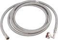 Eastman 10 foot Dishwasher Supply Line, 3/8 Inch Compression x 3/4 Inch FHT by Eastman