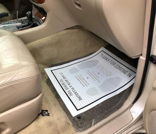 Poly-Back Floor Mats, 17 x 22 Inch Automotive Paper Floor Mats, 2000 Pack - Image 2