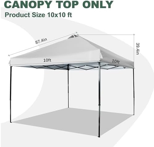 10x10 Canopy Replacement Top - Image 2