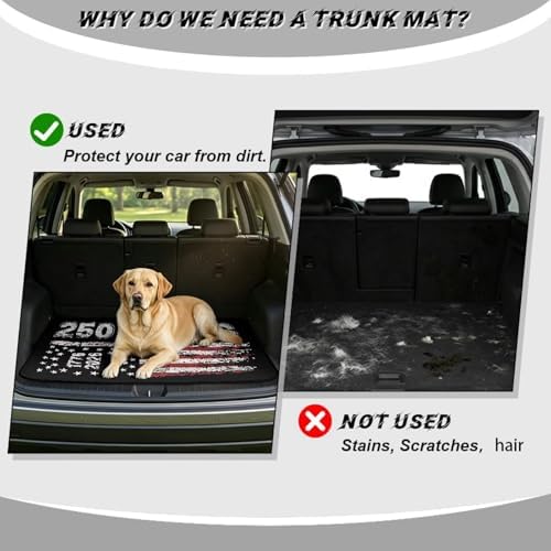 ELEQIN 250th 4th of July, Car Cargo Liner, All Weather Heavy Duty Trunk Mat - Image 4