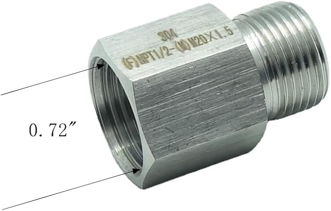 Metric to NPT Adapter - Image 2