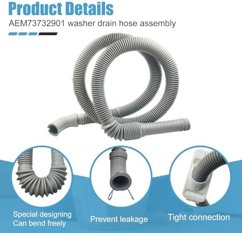 AEM73732901 Washer Drain Hose Assembly - Image 2
