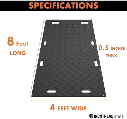 Ground Protection Mat 4’ x 8’ – ½” Thick - Image 2