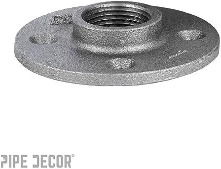 PIPE DECOR 1" Floor Flange Fitting, Malleable Iron, Fits One Inch Diameter - Image 6