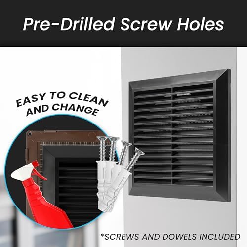 Repa Market 4 Inch Black Air Vent Cover - Image 4