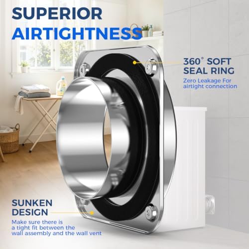 ALORAIR Magnetic Dryer Vent Connector Kit DV180, 4-Inch Quick Connect - Image 5