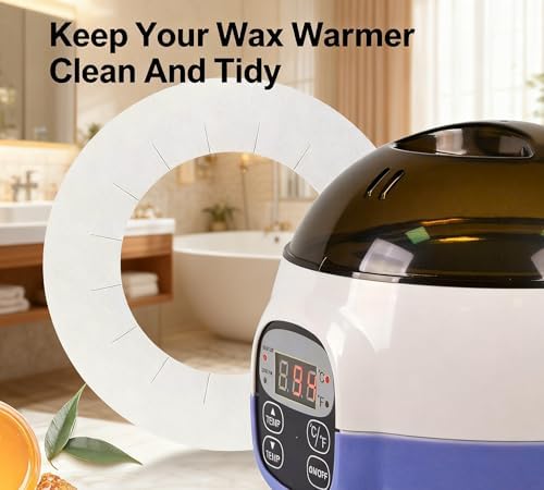 10 Pieces Clean Collars Ring for Wax Warmer, Universal Protective Collars for - Image 4