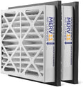 Zephyr 14x14x3 VGF Merv 11 Pleated 3" Air Cleaner Filters. Box of 2 by Unknown