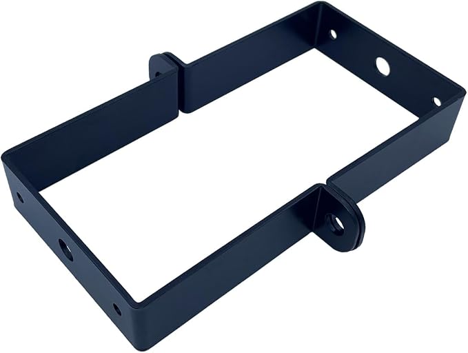 6 PCS 3x3" Square Pipe Tube Strap Clamps, 3 inch metal u shaped bracket - Image 2