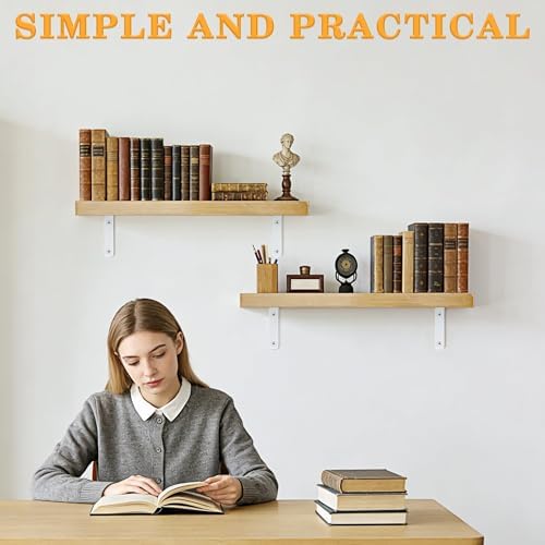 Alise 6Pcs Floating Shelf Brackets - Image 2