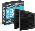 Repa Market 12 x 12 Inch Black Square Air Vent Cover by RepaMarket