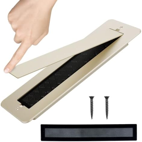 Aluminum RV Floor Register 2"x10" by RPOMU