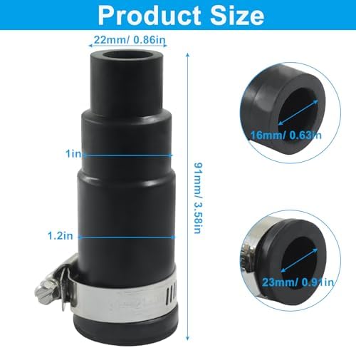 2 Set Dishwasher Drain Hose Adapter - Image 3