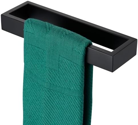 KOKOSIRI Towel Ring Matte Black Hand Towel Bar Holder 9-Inch Kitchen Rack by KOKOSIRI