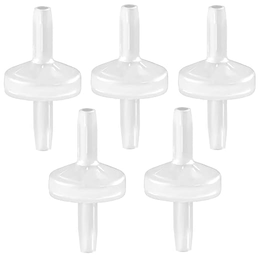 Check Valve 1/4” One-Way PVDF Plastic Hose Barb by JoyTube