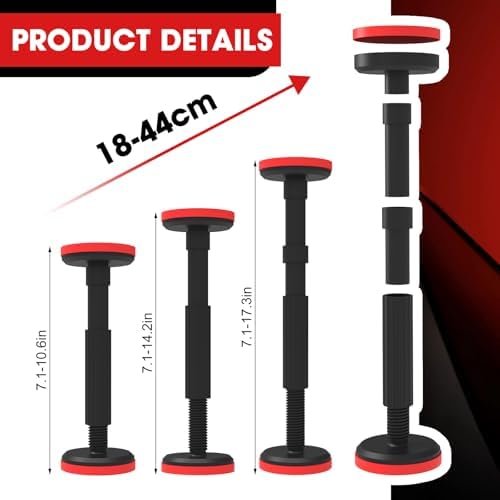Adjustable Shelf Support Pole for Undermount Sink Cabinet Shelf 7.1-17.3in - Image 4