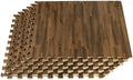 Forest Floor 3/8 Inch Thick Printed Foam Tiles, Premium Wood Grain Interlocking by WeSellMats