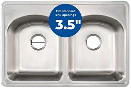 Mr. Scrappy Matte Black Universal Garbage Disposal Sink Flange and Stopper - Image 5