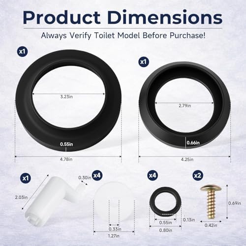 42048 RV Toilet Repair Kit Waste Ball Drive Arm Replacement Smooth Flush - Image 2