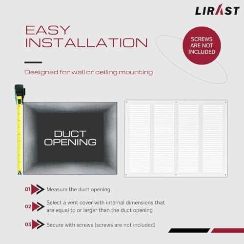 14x10 Vent Cover with Built-in Screen - Image 5