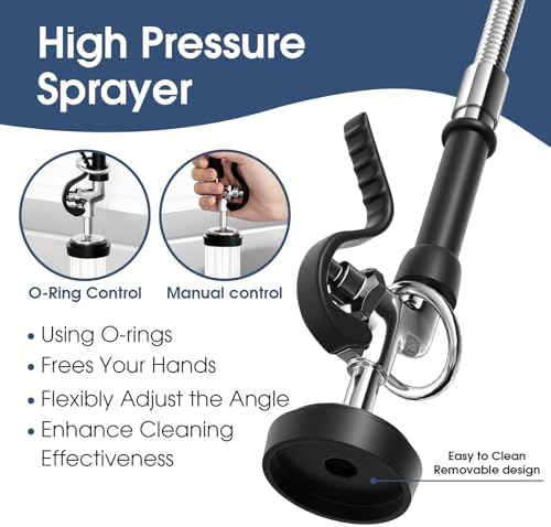 Commercial Wall Mount Kitchen Faucet - Image 5