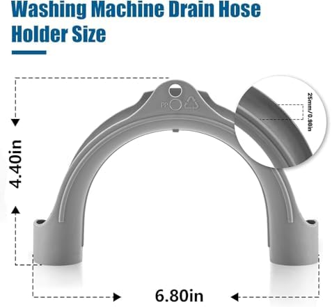 U Shape Washerwashing Drain Hose Hook - Image 2