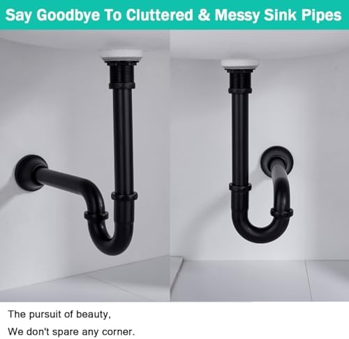 Brass P Trap U-Shape 1 1/4 Sink Drain Pipe - Image 3