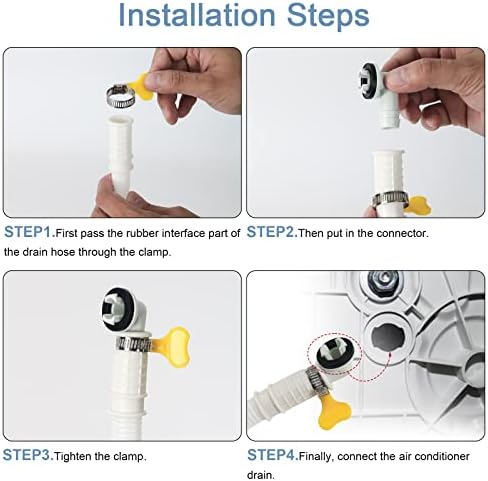 5 ft Portable AC Drain Hose, Air Conditioner Drain Hose - Image 4