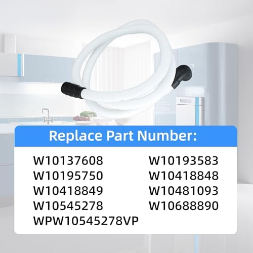 WPW10545278 Dishwasher Drain Loop Hose Compatible - Image 3