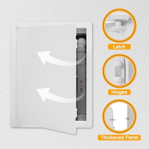 Suteck Access Panel for Drywall 12 x 16 Inch, Ceiling&Plumbing Access Door - Image 6