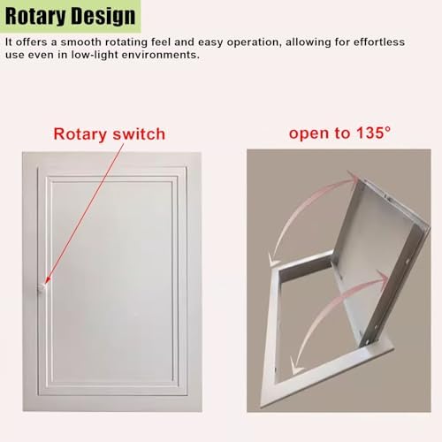 30x30, 30x34 White Wall Hole Cover Plate, Walls and Ceilings Access Box - Image 4