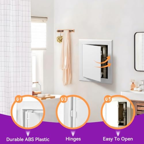 14x14 Inch Access Panel for Drywall and Ceiling, ABS Plumbing Access Door - Image 5