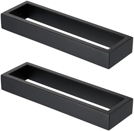 KOKOSIRI Towel Rings Matte Black Hand Towel Bar Holder 9-Inch Kitchen Rack by KOKOSIRI