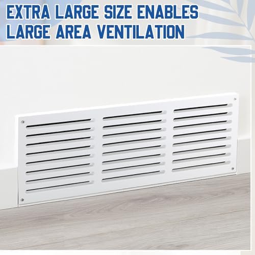 Colingmill 1 Pcs Decorative Return Air Vent Cover 26 x 8.5 x 3/4 Inch White MDF - Image 6