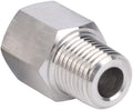 Stainless Steel 304 3/8" NPT Female x M20*1.5 Male Pipe Adapter 1pc by Unknown