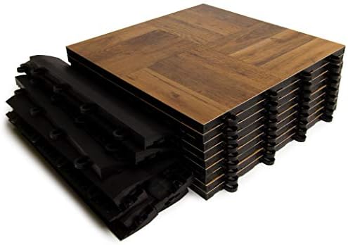 SnapLock Portable Dance Floor Kit, Oak Finish, 9 Sq Ft - Image 4