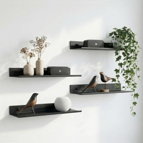 Z metnal Small Decor Shelves, Mini Floating Display Wall Shelf - Image 6