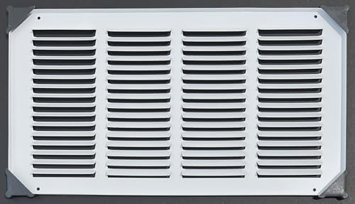 Fits 16x8 Duct Opening Stamped Steel Return Air Grille Vent Cover Grille - Image 4