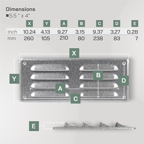 Vent Systems 10" x 4" Inch - Image 2