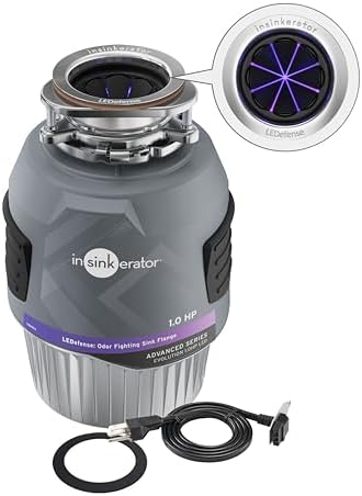 INSINKERATOR Evolution 1.0HP LED Garbage Disposal & Antimicrobial Flange by Unknown