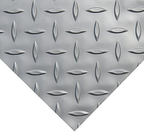 Rubber-Cal Diamond Plate Metallic PVC Flooring - Image 2