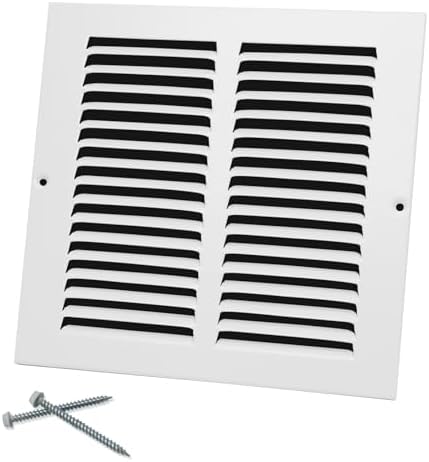 Howeall 8"W x 8"H Steel Return Air Grille, Air Return Vent Cover by Howeall
