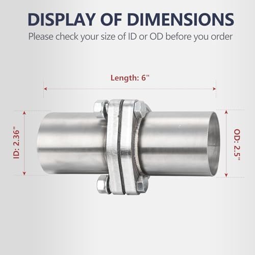 LCGP Exhaust Flange Repair Piping Kit 2.5" OD - Image 2