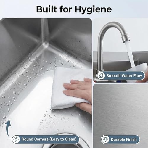 Commercial Stainless Steel Hand Sink - Image 2