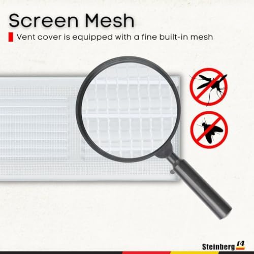 Steinberg14 White Vent Cover 10x4 - Image 3