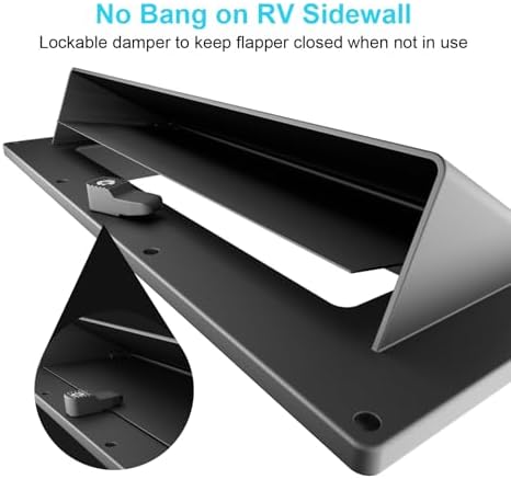 Aluminum RV Exhaust Range Vent Cover No-Cutting 1.2-2.2" Depth - Image 5
