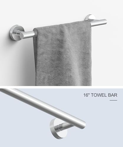 6 Pcs Chrome Bathroom Hardware Accessories Set SUS304 Stainless Steel - Image 6